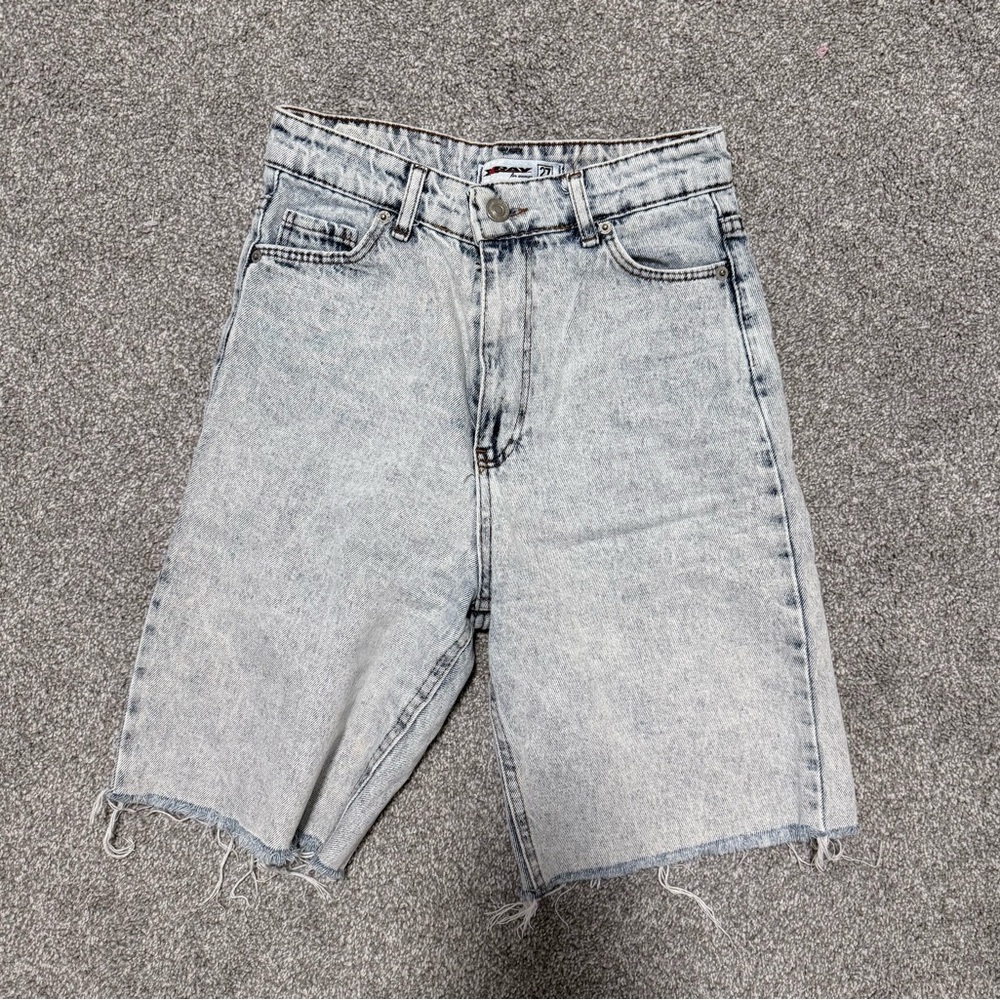 Women Light Blue Denim Shorts